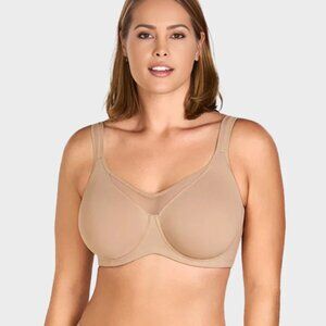 Plus Size Cooling Full Coverage Minimizer Bra